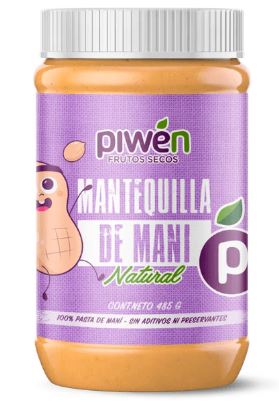 MANTEQUILLA DE MANI PIWEN 485G