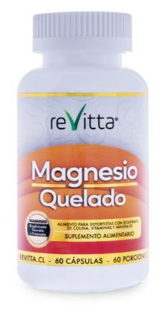 MAGNESIO QUELADO REVITTA 60 CAPSULAS