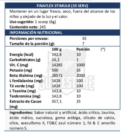 STIMUL8 FINAFLEX 245G - Imagen 2